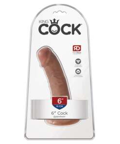 King Cock 6" Cock - Tan