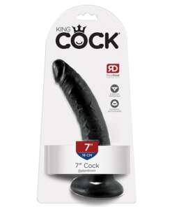 King Cock 7" Cock - Black