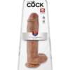 King Cock 11" Cock w/Balls - Tan