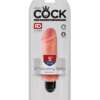 King Cock  5" Vibrating Stiffy - Flesh