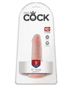 King Cock 5" Cock - Flesh