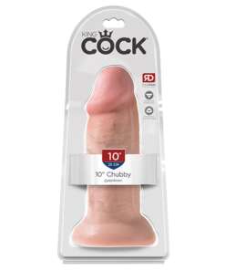 King Cock 10" Chubby - Flesh
