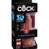 King Cock Plus 6" Triple Density Cock - Brown