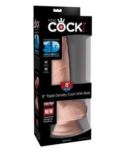 King Cock Plus 8" Triple Density Cock w/Balls