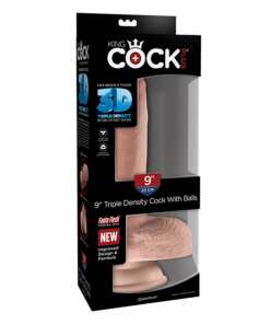King Cock Plus 9" Triple Density Cock w/Balls