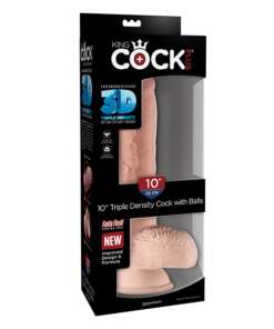 King Cock Plus 10" Triple Density Cock w/Balls