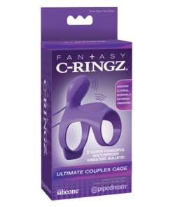 Fantasy C Ringz Ultimate Couples Cage - Purple