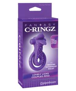 Fantasy C-Ringz Lovely Licks Couples Ring  - Purple