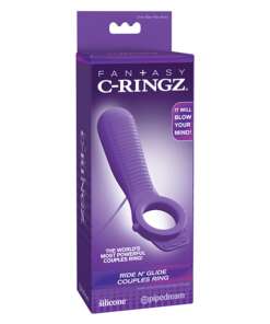 Fantasy C-Ringz Ride N' Glide Couples Ring - Purple