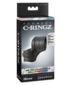 Fantasy C-Ringz Mr. Big Cock Ring & Ball Stretcher - Black