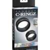 Fantasy C-Ringz Max Width Silicone Rings - Black