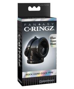 Fantasy C-Ringz Rock Hard Cock Pipe - Black