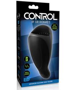 Sir Richards Control Advanced Silicone Cock Teaser - Black