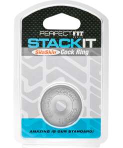 Perfect Fit Stackit Cock Ring - Clear