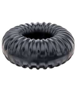Perfect Fit Ribbed Ring - Black