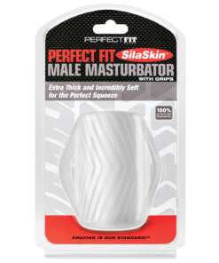 Perfect Fit Male Masturbator w/Grip - Clear