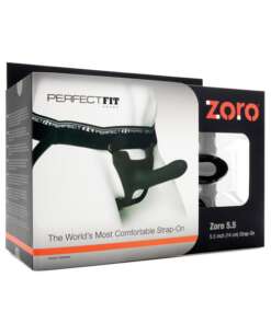 Perfect Fit Zoro 5.5" Strap-On - Black