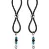 Bijoux de Nip Nipple Halos Star Charm - Turquoise/Black