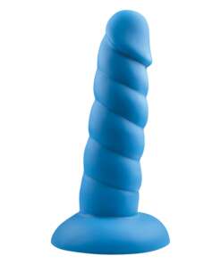 Rock Candy Suga Daddy 5.5" Silicone Dildo - Blue