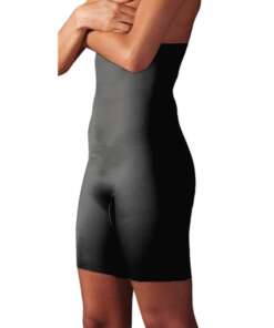 Rago Shapewear Ultra Shaper High High Waist Thigh & Midriff & Body Slimmer Black LG