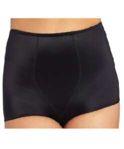 Rago Shapewear Rear Shaper Panty Brief Light Shaping w/Removable Contour Pads BlacK 2X