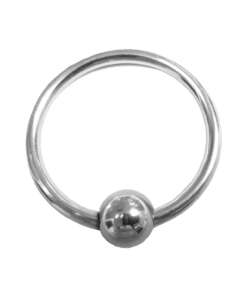 Rouge Stainless Steel Glans Ring w/Pressure Point Ball