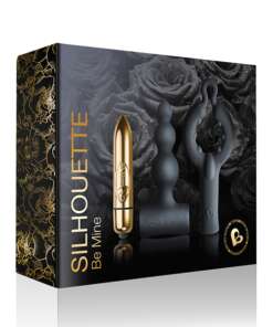 Rocks Off Dark Desires Be Mine Kit - Black/Champagne Gold