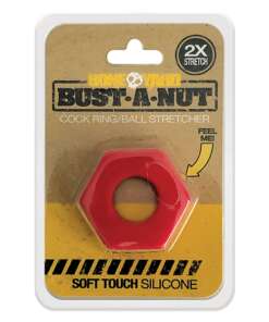 Boneyard Bust a Nut Cock Ring - Red