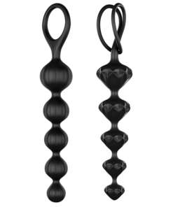 Satisfyer Soft Silicone Beads - Black