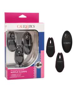 Silicone Nipple Clamps w/Remote - Black