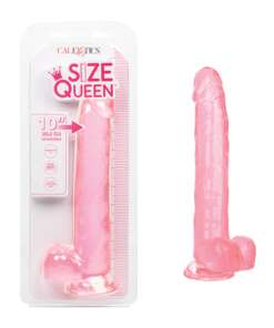 Size Queen 10" Dildo - Pink