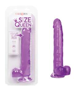 Size Queen 10" Dildo - Purple