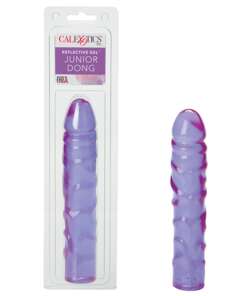 Reflective Gel Jr Dong 7.5" - Purple