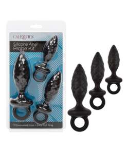 Silicone Anal  Probe Kit - Black