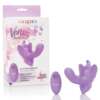 Venus Butterfly Silicone Remote Rocking Penis - Purple