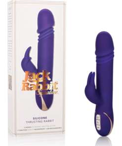Jack Rabbits Signature Silicone Thrusting Rabbits - Purple