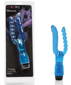 Crystalessence 5" Dual Penetrator - Blue