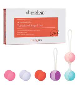 She-ology Interchangeable Weighted Kegel Set