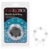 Metallic Bead Ring - Clear