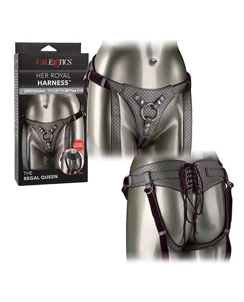 Her Royal Harness The Regal Queen - Pewter