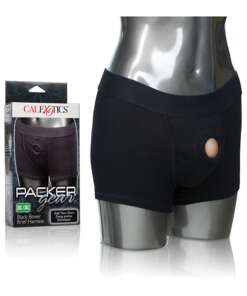 Packer Gear Boxer Brief Harness 2XL/3XL - Black