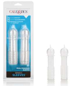 Senso Silicone Sleeves 2 Pack - Clear