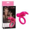 Silicone Rechargeable Triple Clit Flicker - Pink