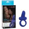 Couples Enhancers Silicone Rechargeable Dual Pleaser Enhancer - Blue