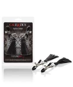 Nipple Play Playful Tassels Nipple Clamps - Black