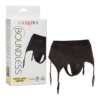 Boundless Thong w/Garter 2L/3XL - Black