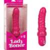 Naughty Bits Lady Boner Bendable Personal Vibrator - Pink