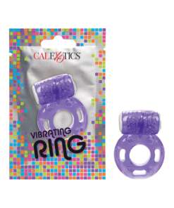 Foil Pack Vibrating Ring - Pack of 24 Purple