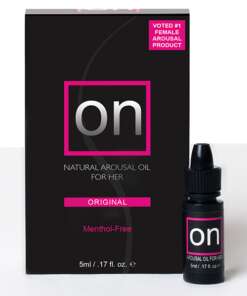 Sensuva ON for Her Arousal Oil Original Large Box - 5 ml Bottle