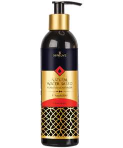 Sensuva Natural Water Based Personal Moisturizer - 8.12 oz Strawberry